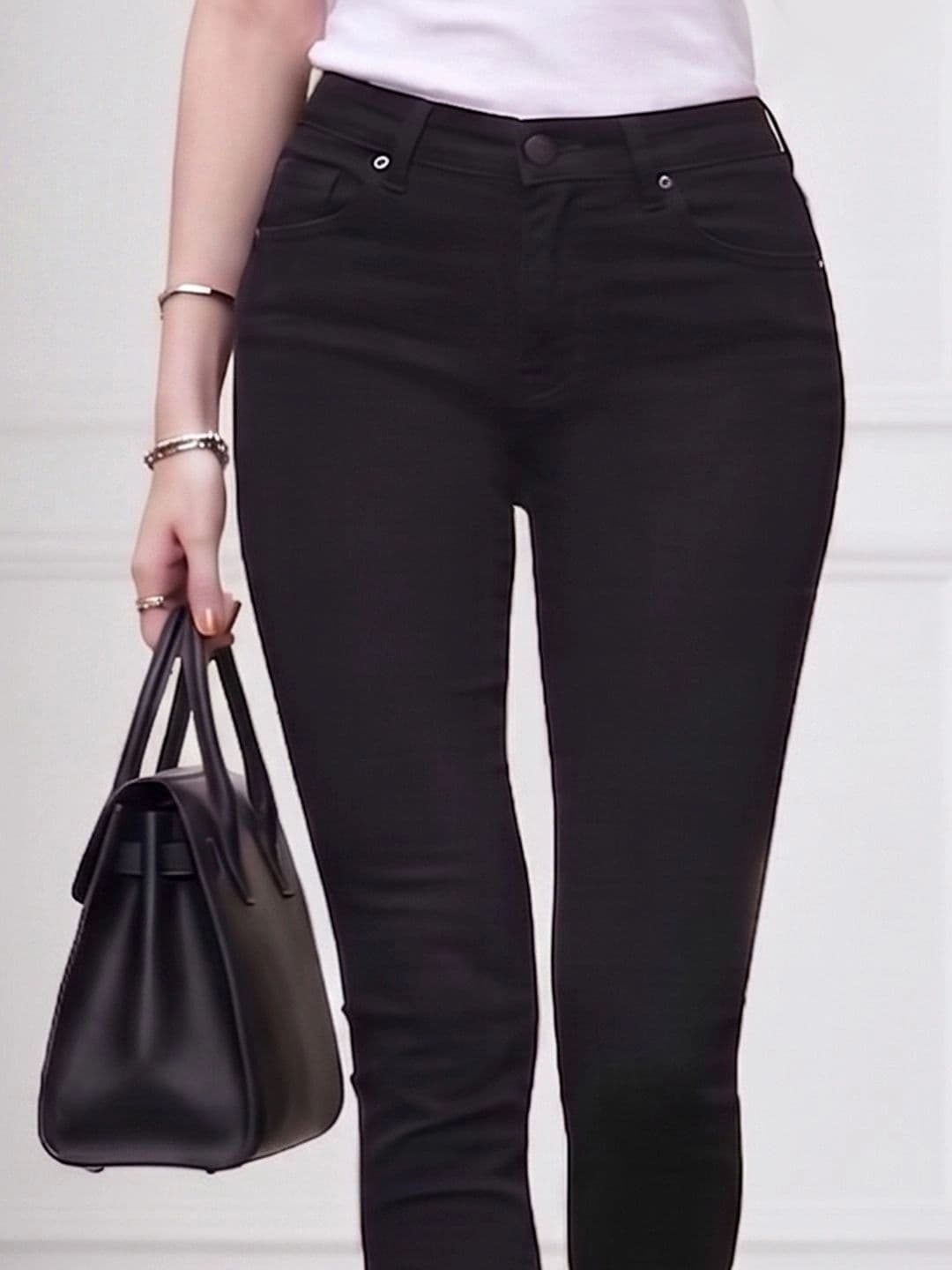 Style Quotient Women Classic Slim Fit High-Rise Stretchable Jeans thumbnail 6