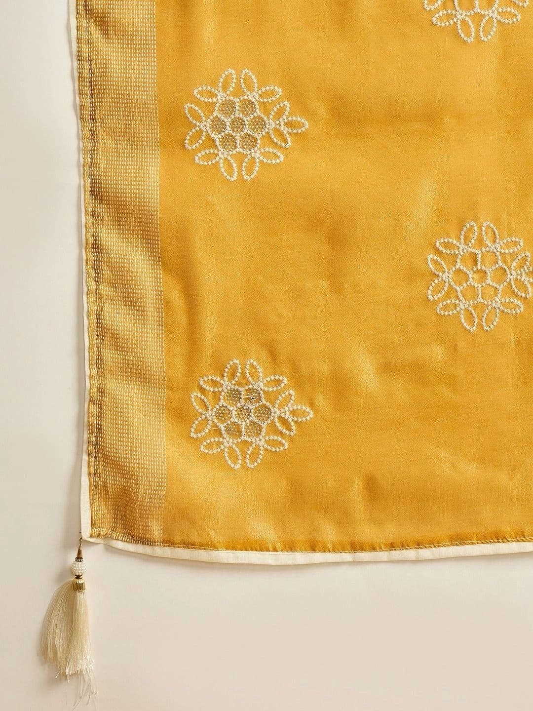 Saree mall Embellished Embroidered Designer Sarees thumbnail 5