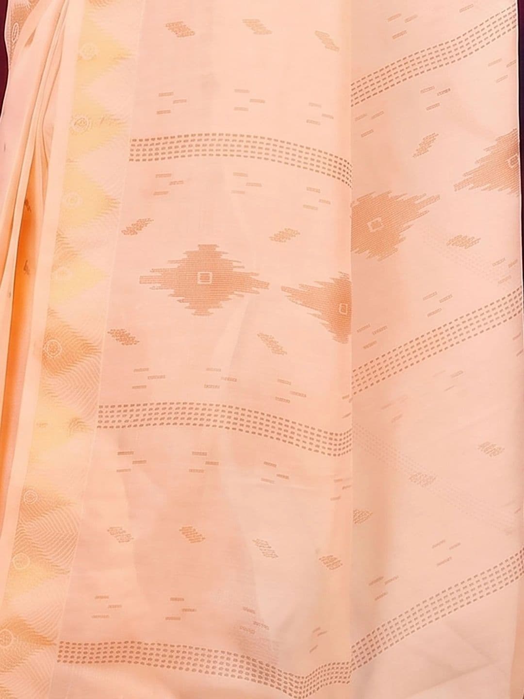 GitAsit Woven Design Zari Pure Cotton Handloom Taant Saree thumbnail 6