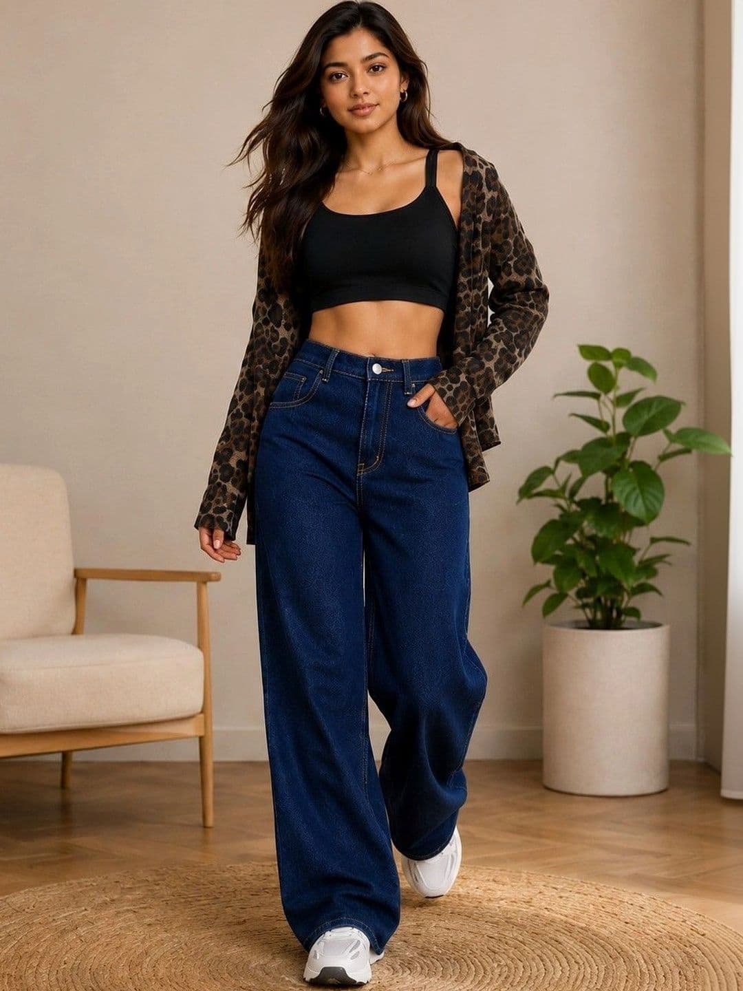 DENIMLOOK Women Flared High-Rise Jeans thumbnail 3