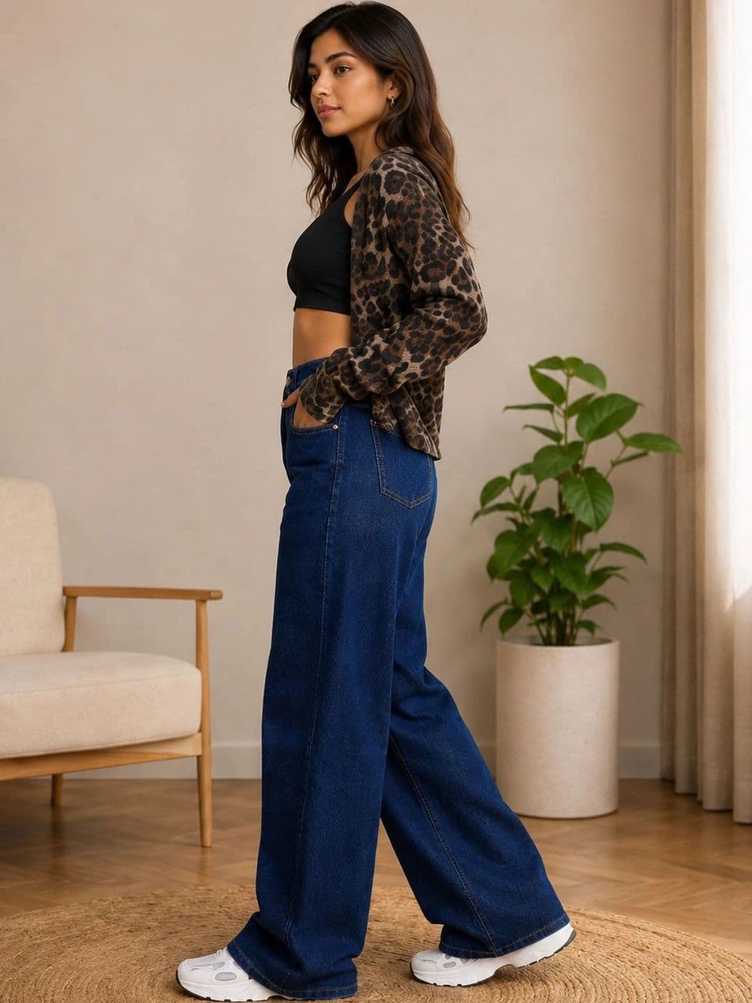 DENIMLOOK Women Flared High-Rise Jeans thumbnail 4
