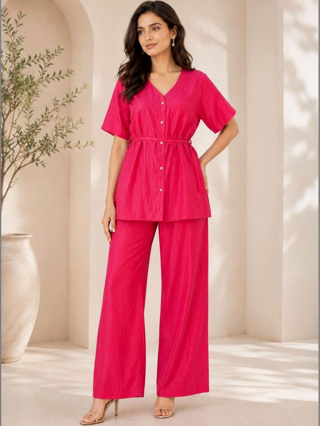 RAJGRANTH Women Regular Kurta with Palazzos - view 1