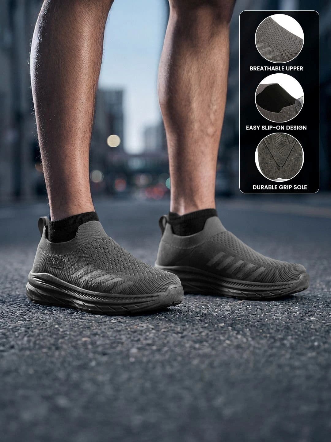 Liberty Men Textile Running Shoes thumbnail 7
