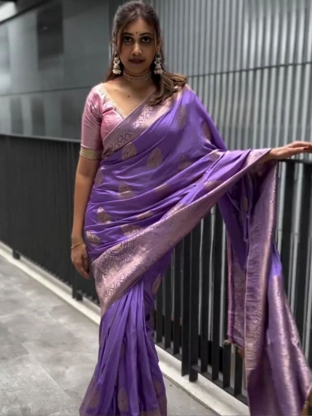 revika Woven Design Zari Art Silk Designer Kanjeevaram Saree - view 1