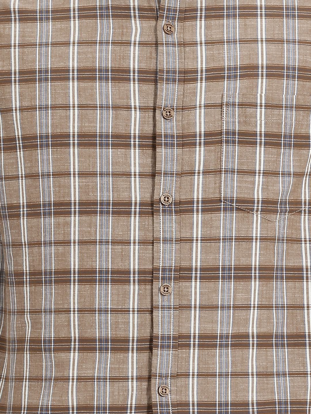 Roadster Life Co.Cotton Slub Checked Shirt thumbnail 4