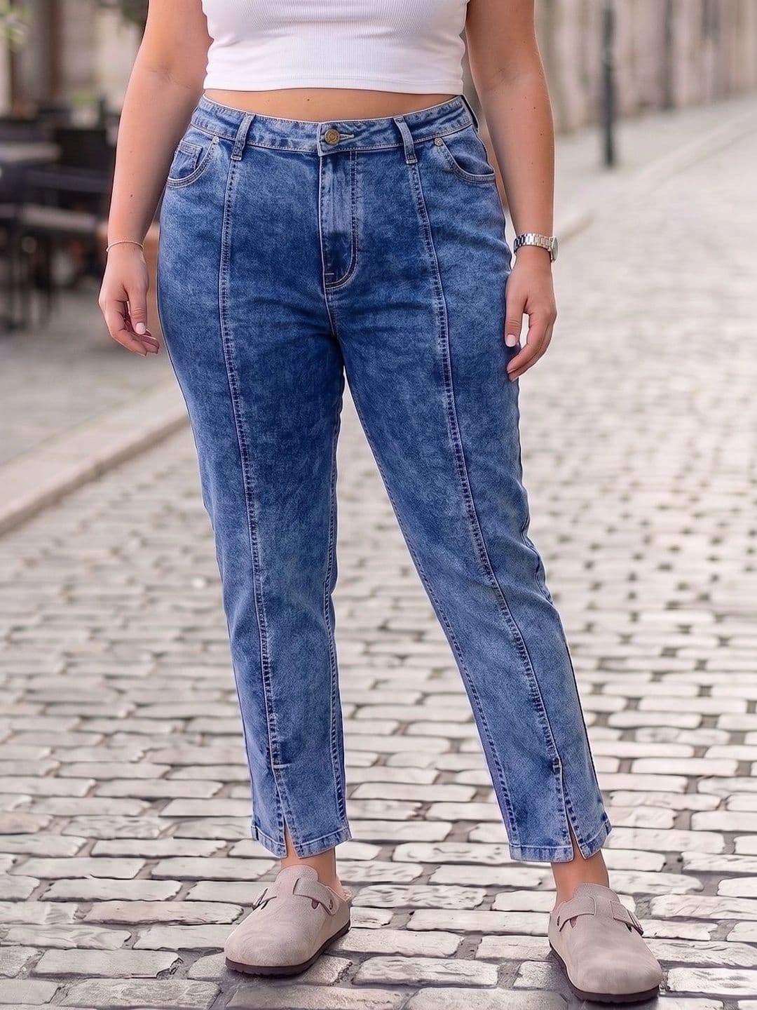 Style Quotient Plus Women Classic High-Rise Stretchable Jeans - view 1