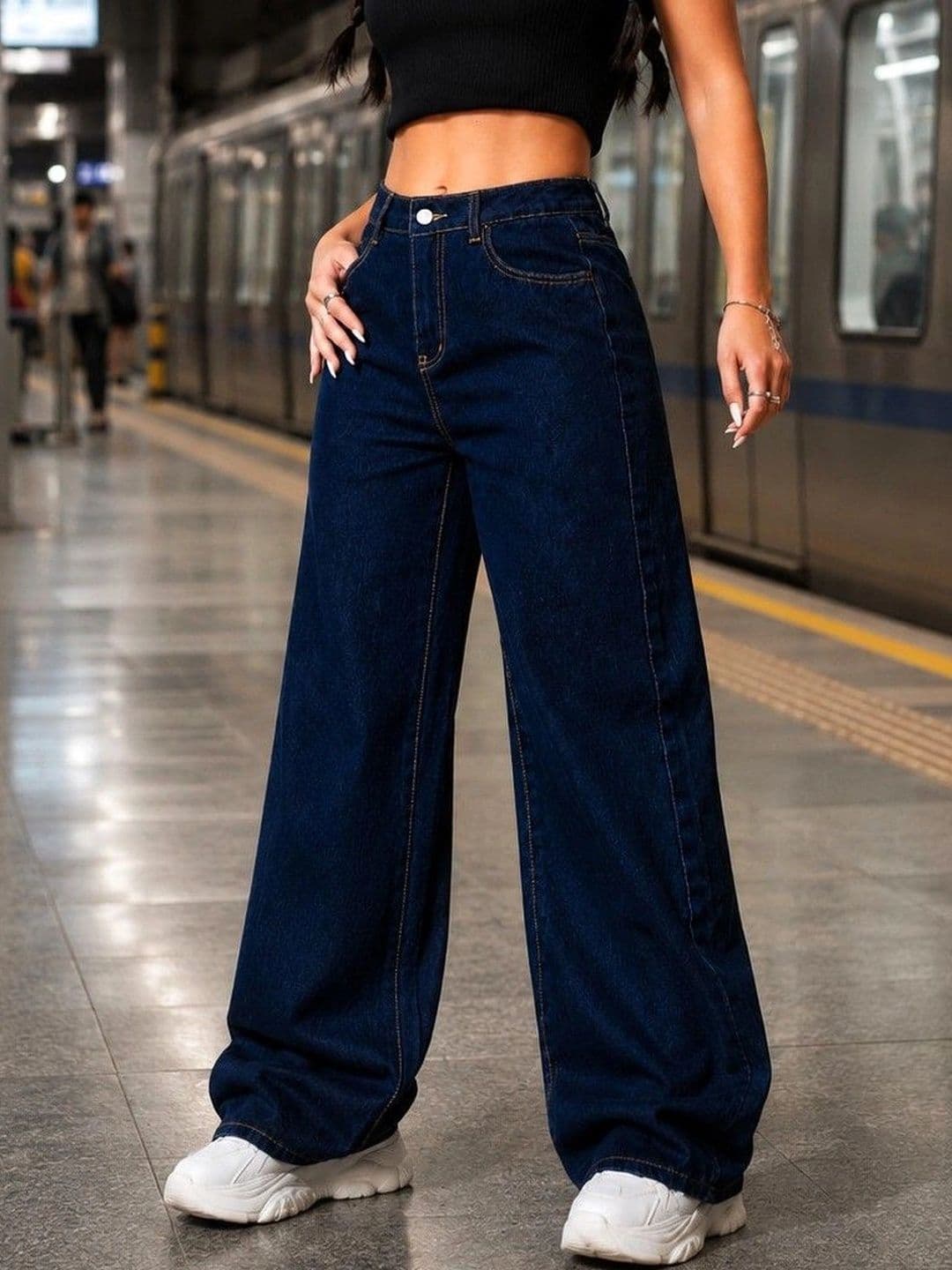 DENIMLOOK Women Baggy Fit igh-Rise Jeans - view 1