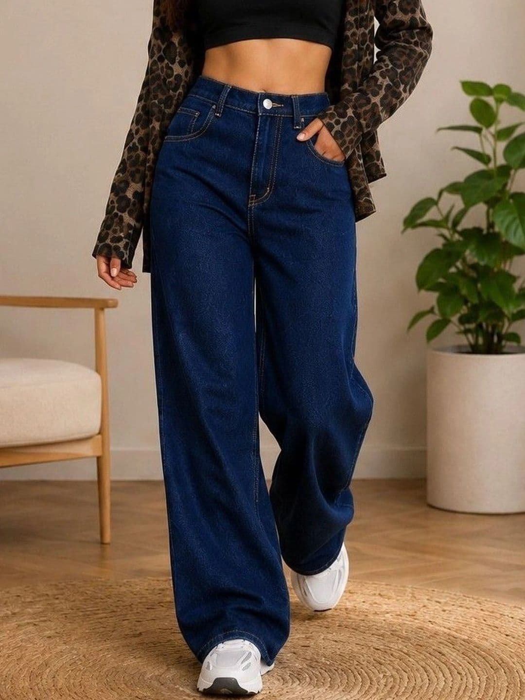 DENIMLOOK Women Baggy Fit  High-Rise Jeans thumbnail 3