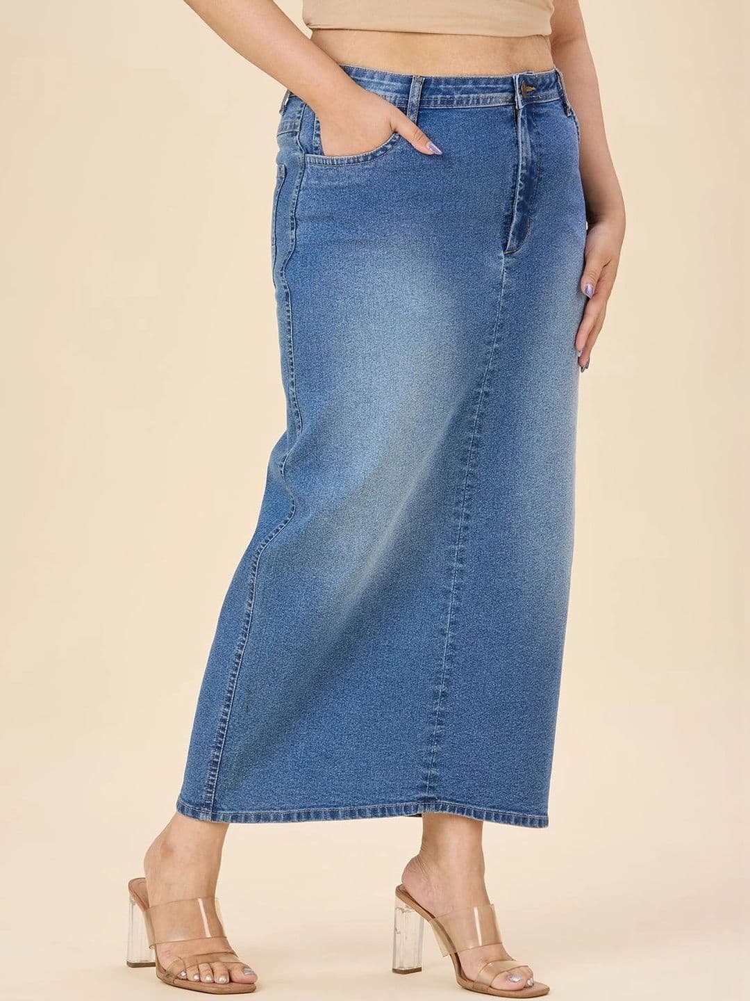 Turning Blue Women A-Line Maxi Skirt thumbnail 3