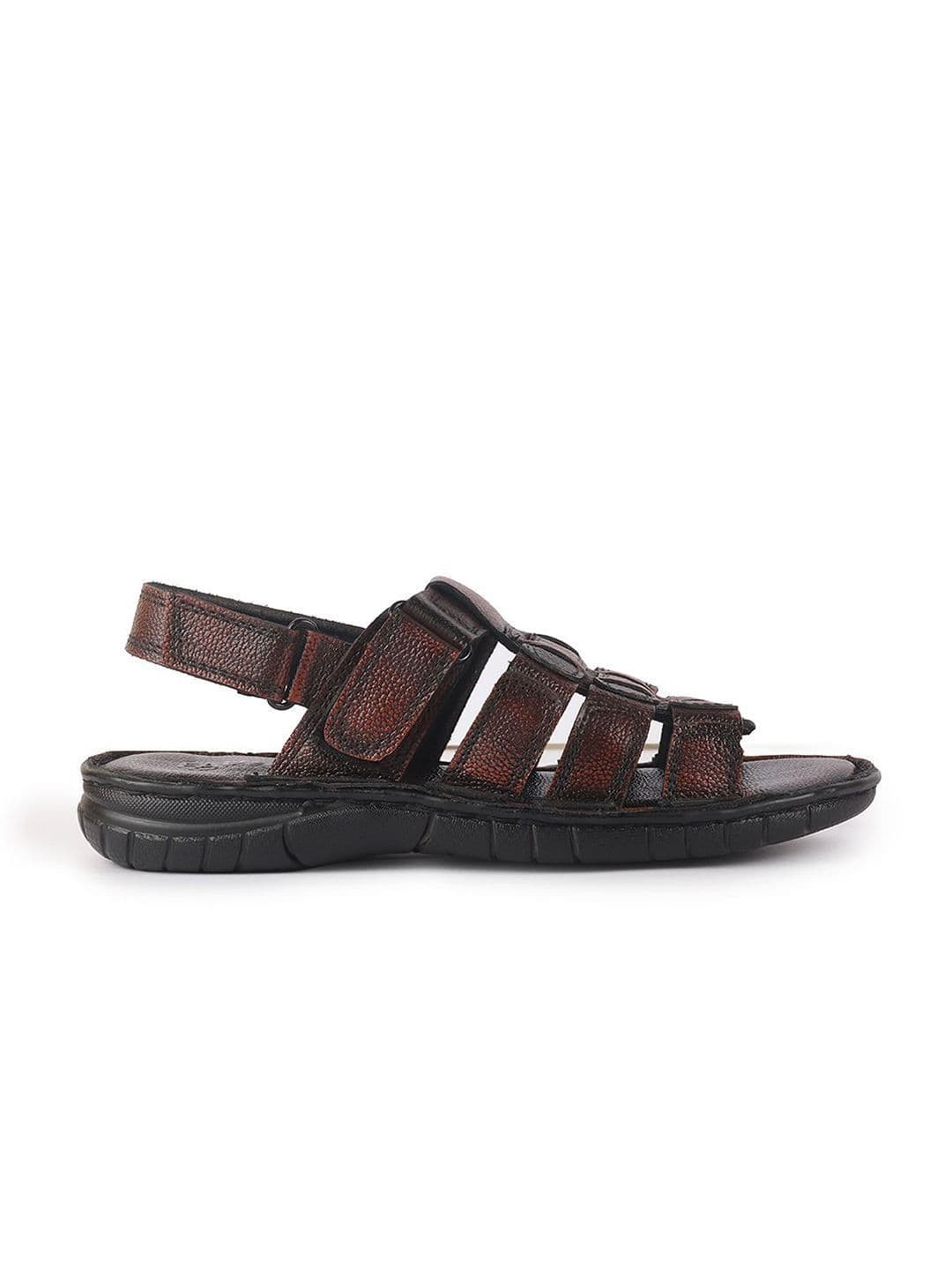 FAUSTO Men Leather Comfort Sandals thumbnail 3