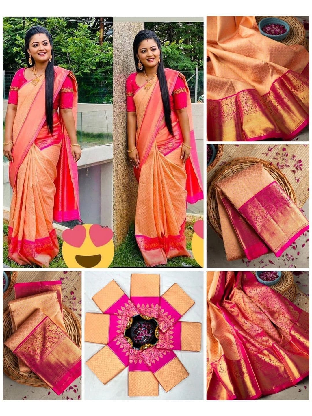 revika Woven Design Zari Art Silk Designer Kanjeevaram Saree thumbnail 4