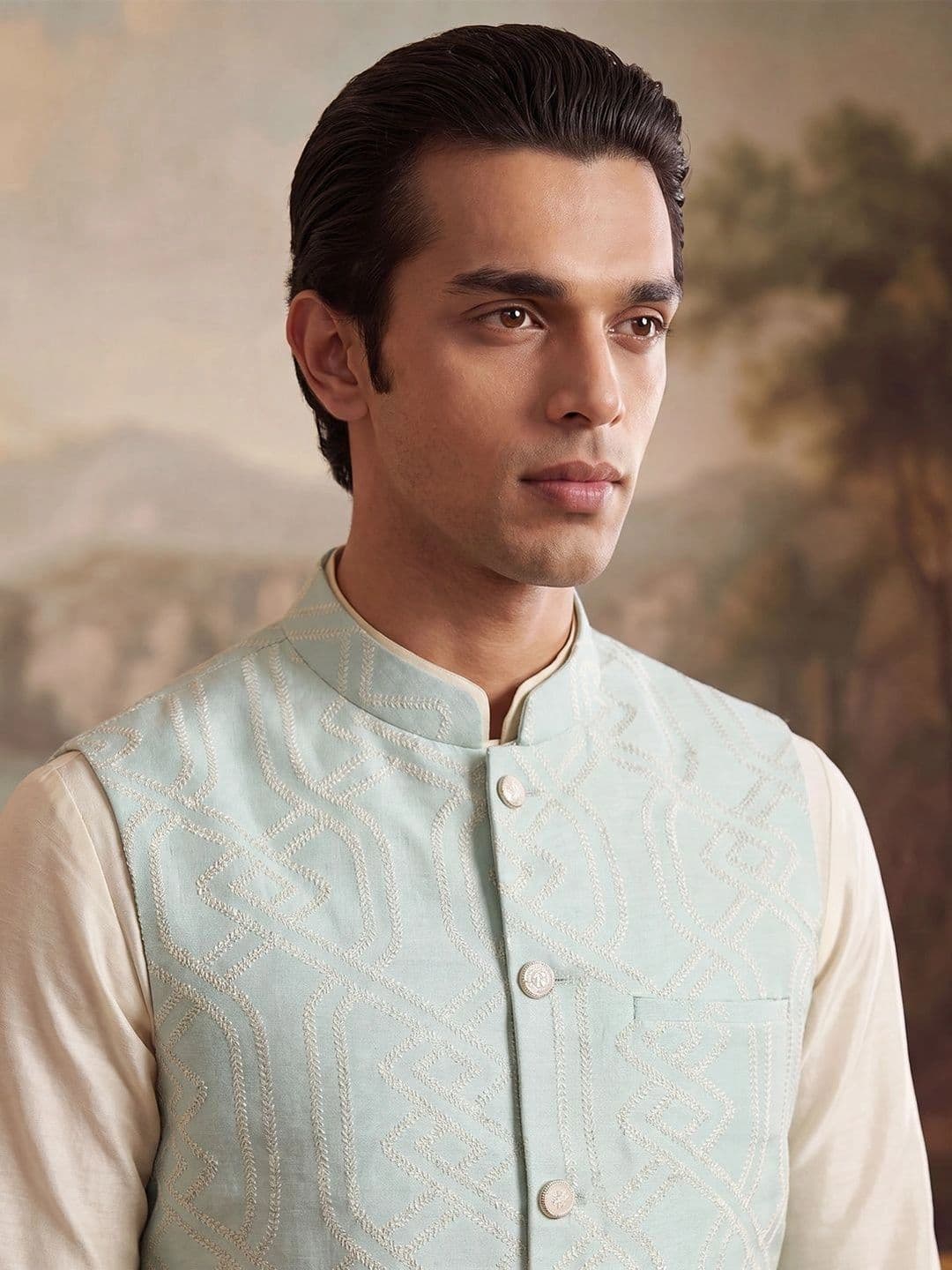 House of Pataudi Jacquard Woven Design Koti thumbnail 6