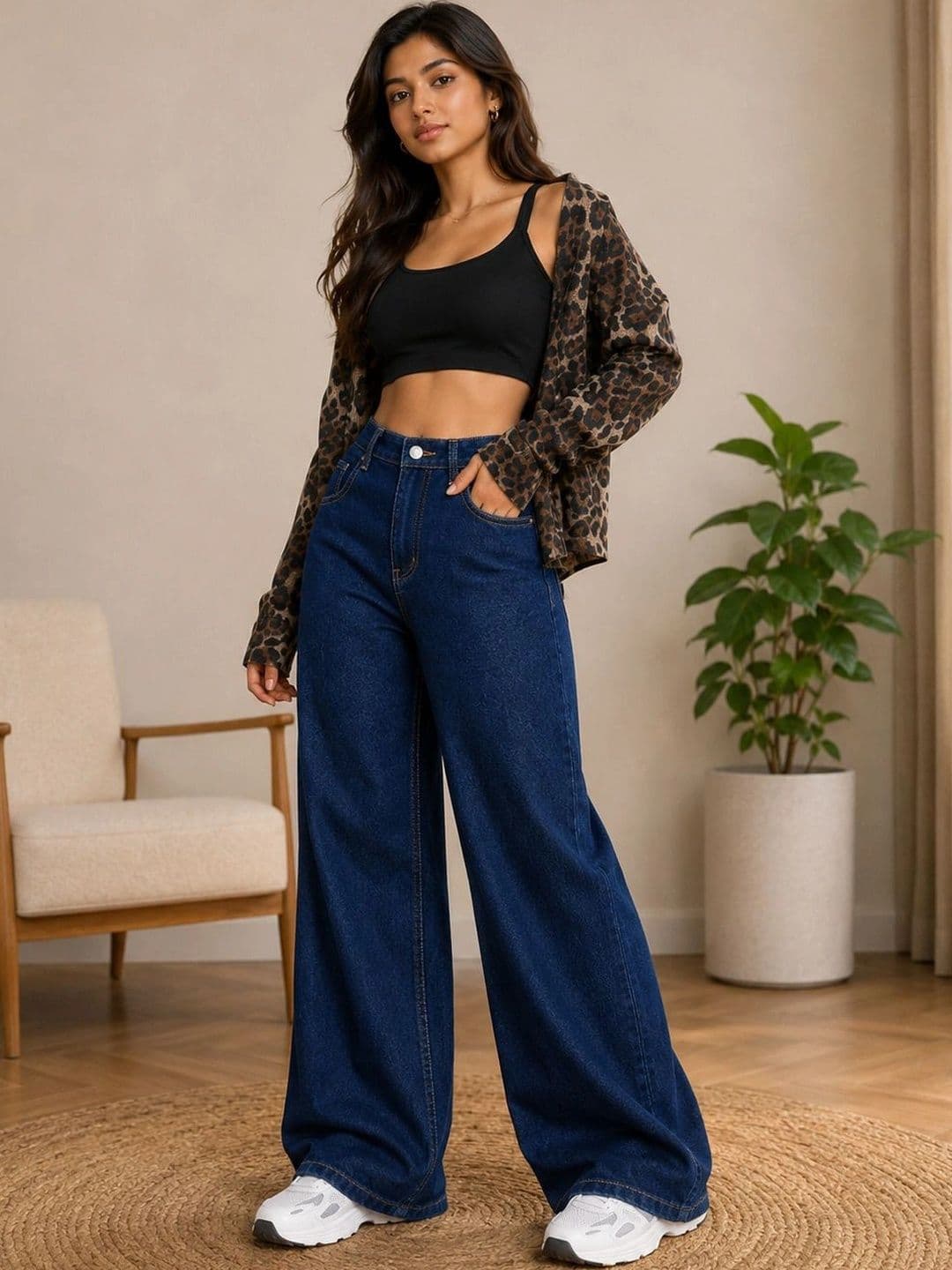 DENIMLOOK Women Flared High-Rise Jeans thumbnail 5