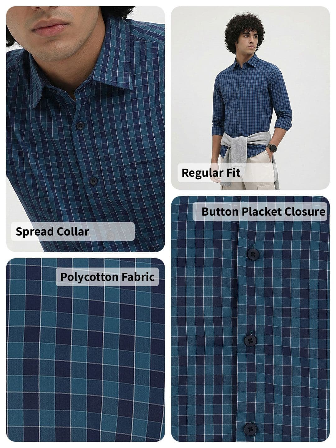 Roadster Life Co. Soft Touch Checked Casual Shirt thumbnail 7