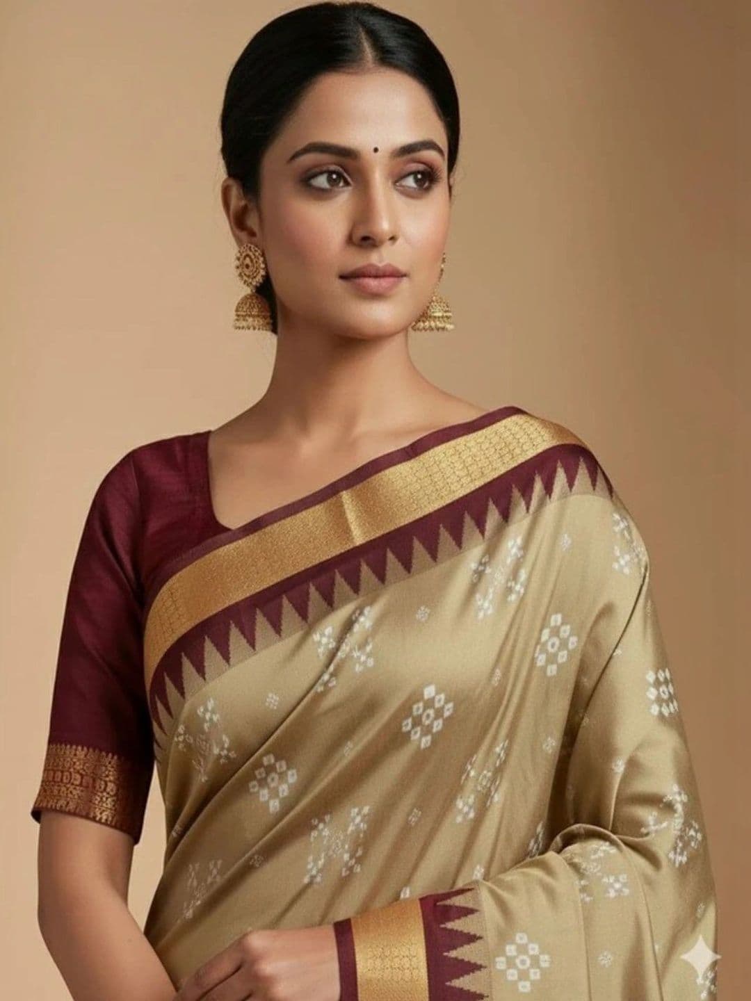 SHOPSILK Woven Design Zari Art Silk Sambalpuri Saree thumbnail 3