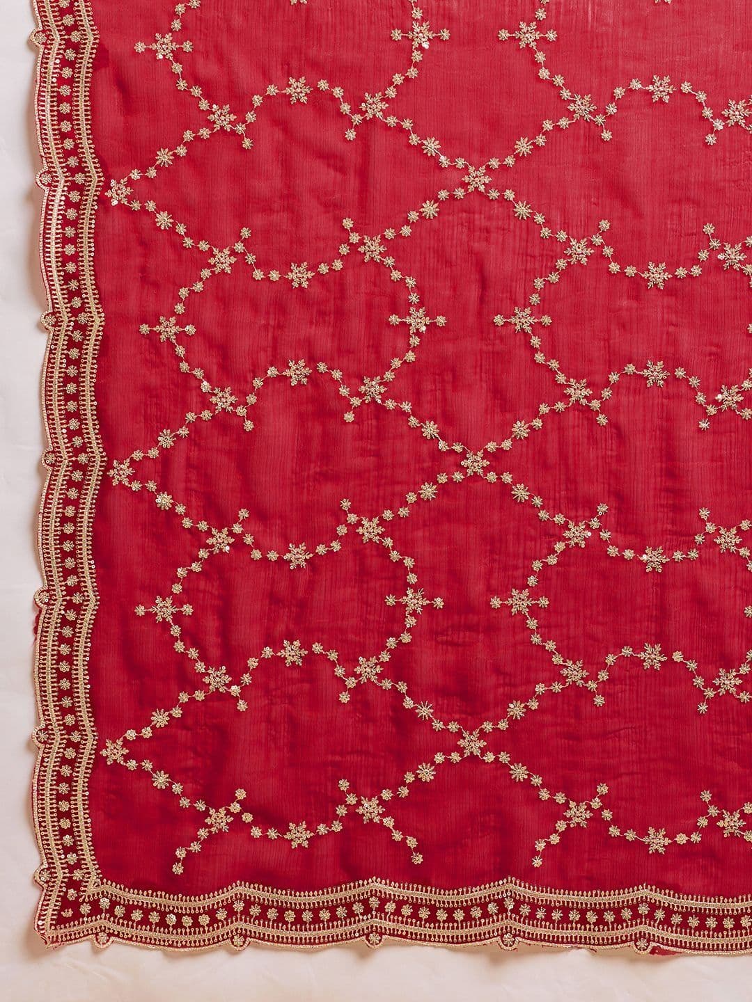 Ambuja International Embellished Zari Organza Heavy Work Saree thumbnail 2