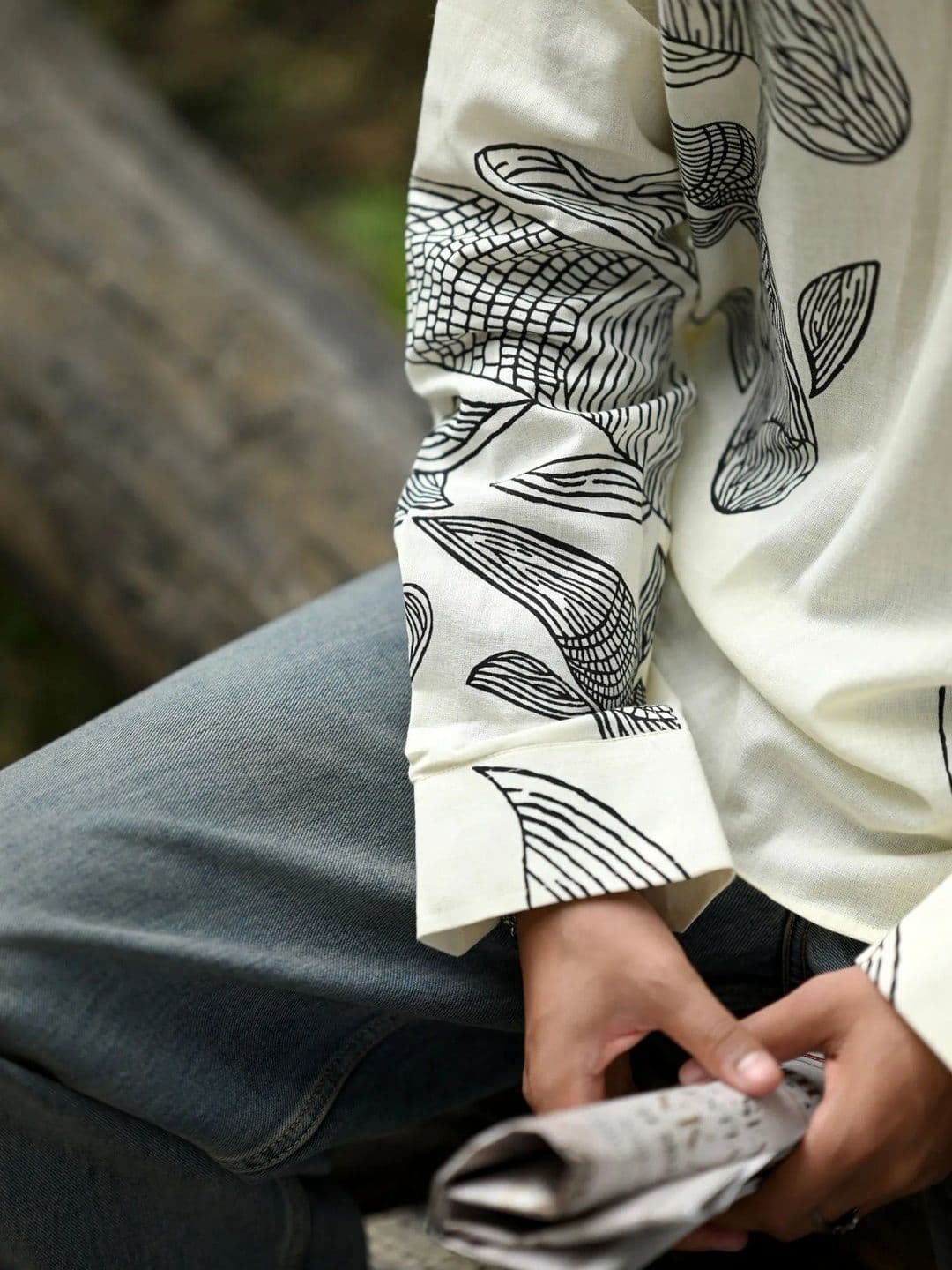 Hues Fab Men Printed Kurta thumbnail 2