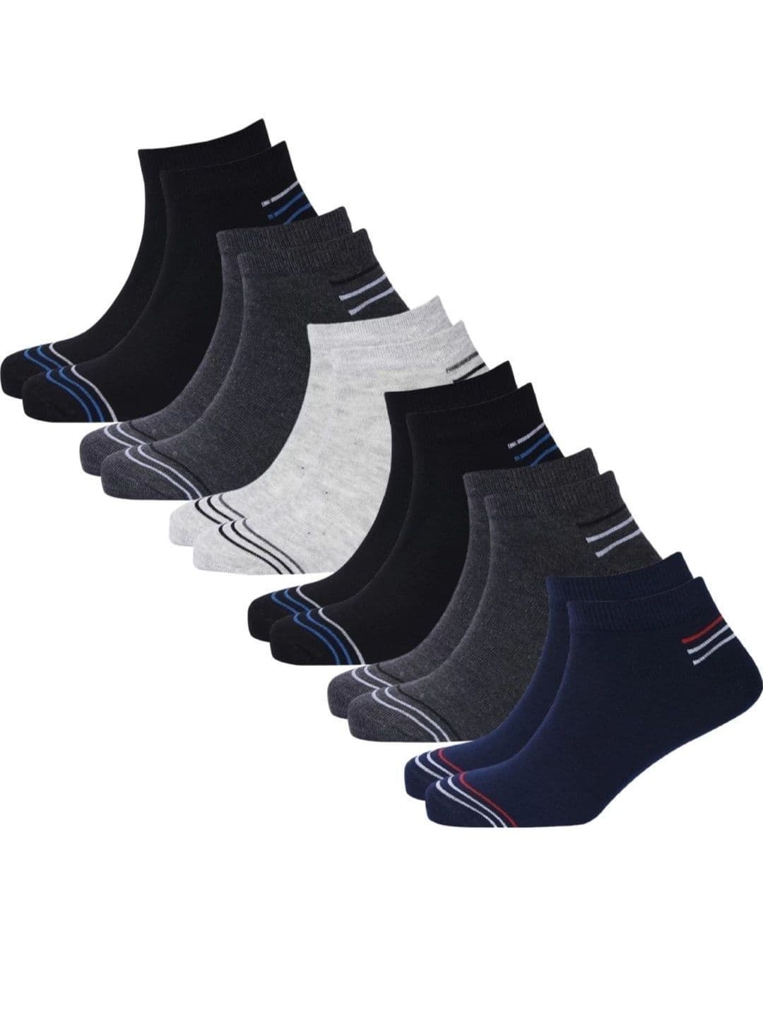 akeet trend Unisex Cotton Assorted Patterned Ankle Length Socks - view 1