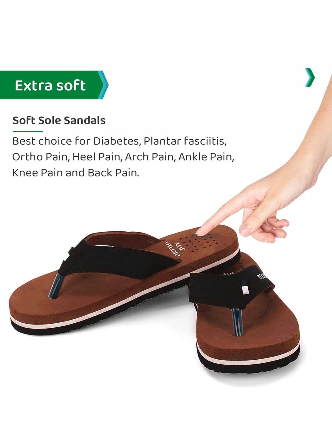 ORTHO JOY Men Thong Flip-Flops thumbnail 6
