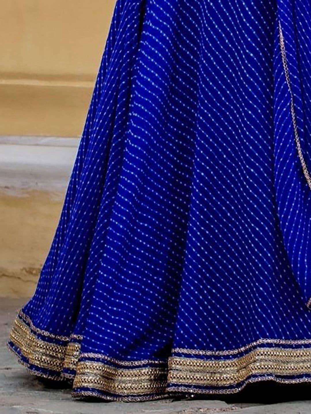 JIHU CULTURE Semi-Stitched Lehenga & Blouse With Dupatta thumbnail 5