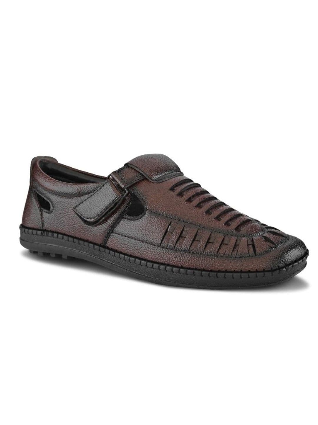 The Roadster Lifestyle Co Men Velcro Fisherman Sandals thumbnail 7