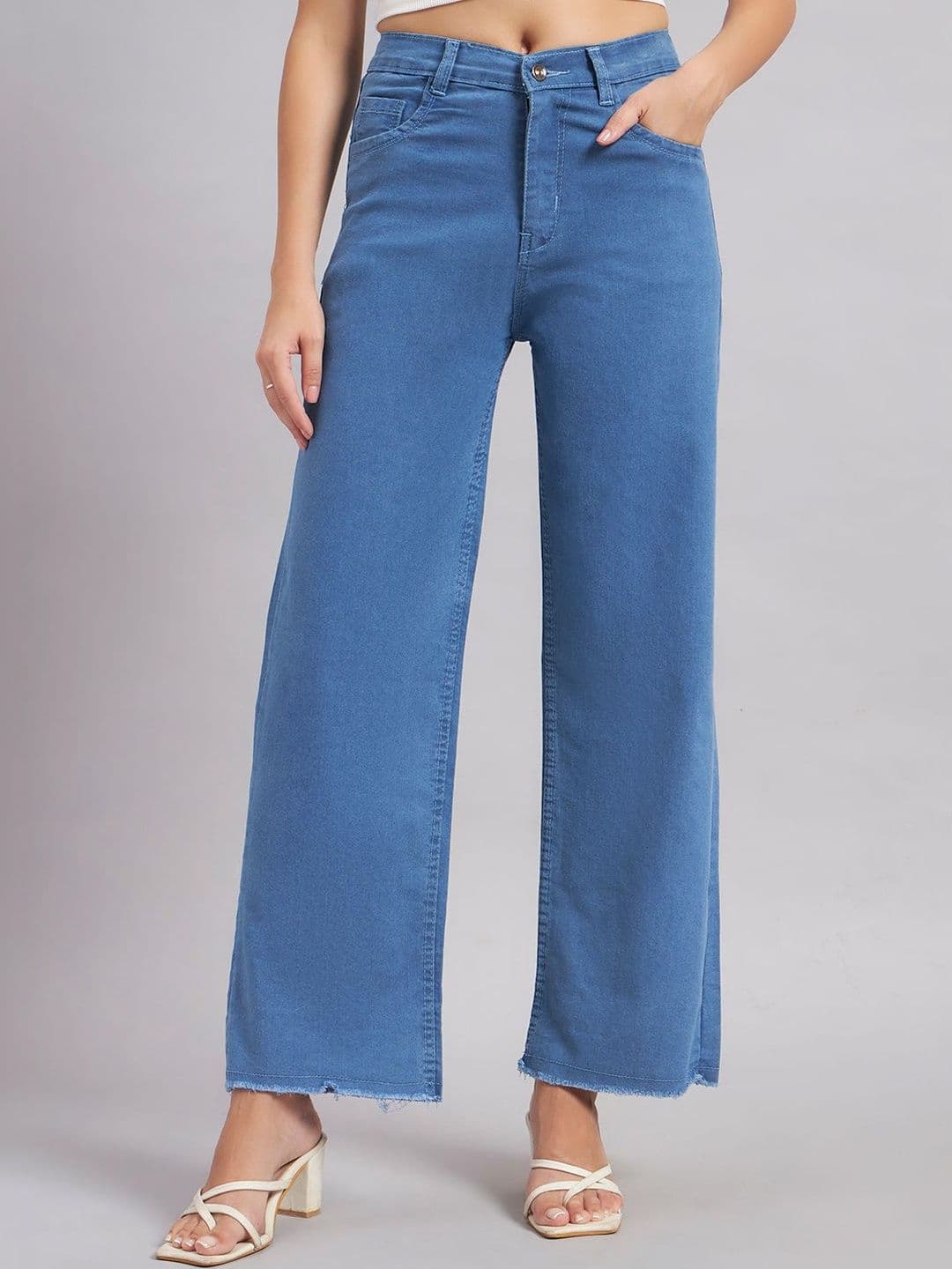 all about you Women Fredo Straight Fit Mid-Rise Stretchable Jeans - view 1
