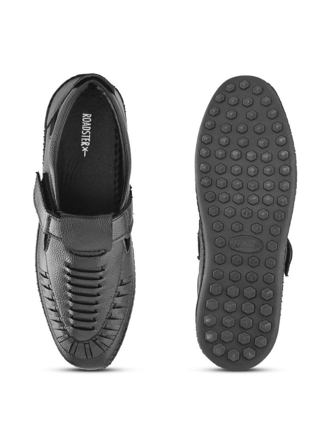 The Roadster Lifestyle Co Men Velcro Fisherman Sandals thumbnail 3