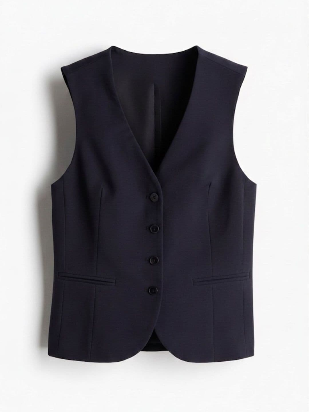 The Roadster Lifestyle Co V-Neck Sleeveless Slim Fit Waistcoat thumbnail 4