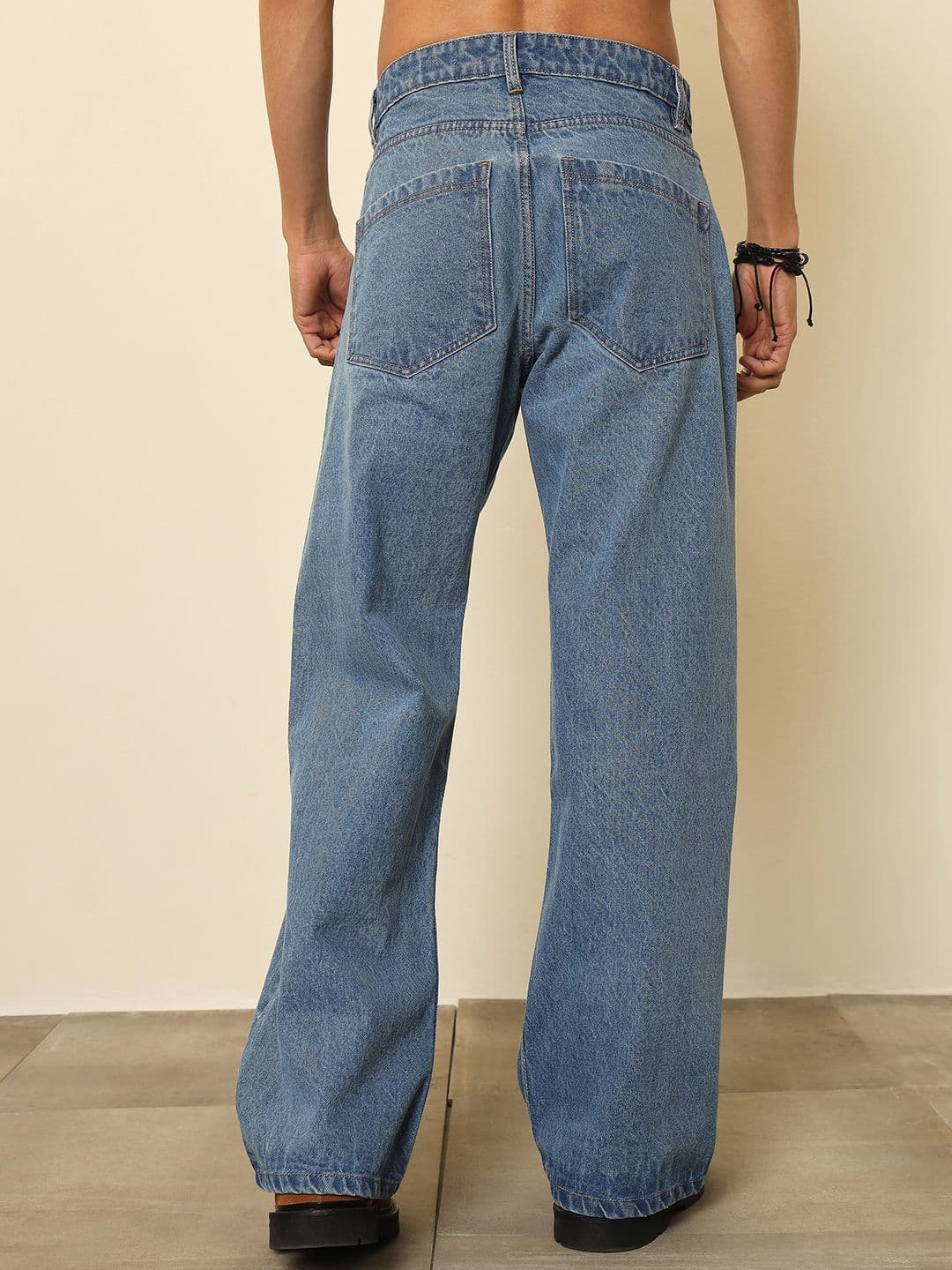 MASCLN SASSAFRAS Men Regular Fit Mid-Rise Light Fade Jeans thumbnail 6
