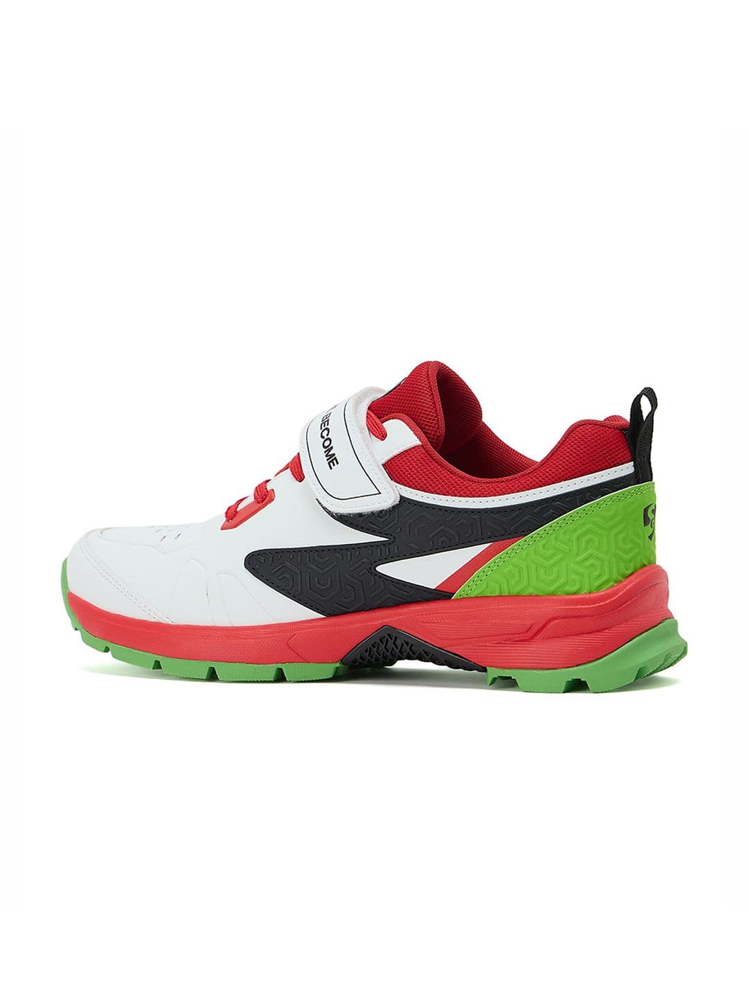 SG Century Pace Bowling Shoes White-Red-Lime Green - Stable Stud EVA Cushion thumbnail 5