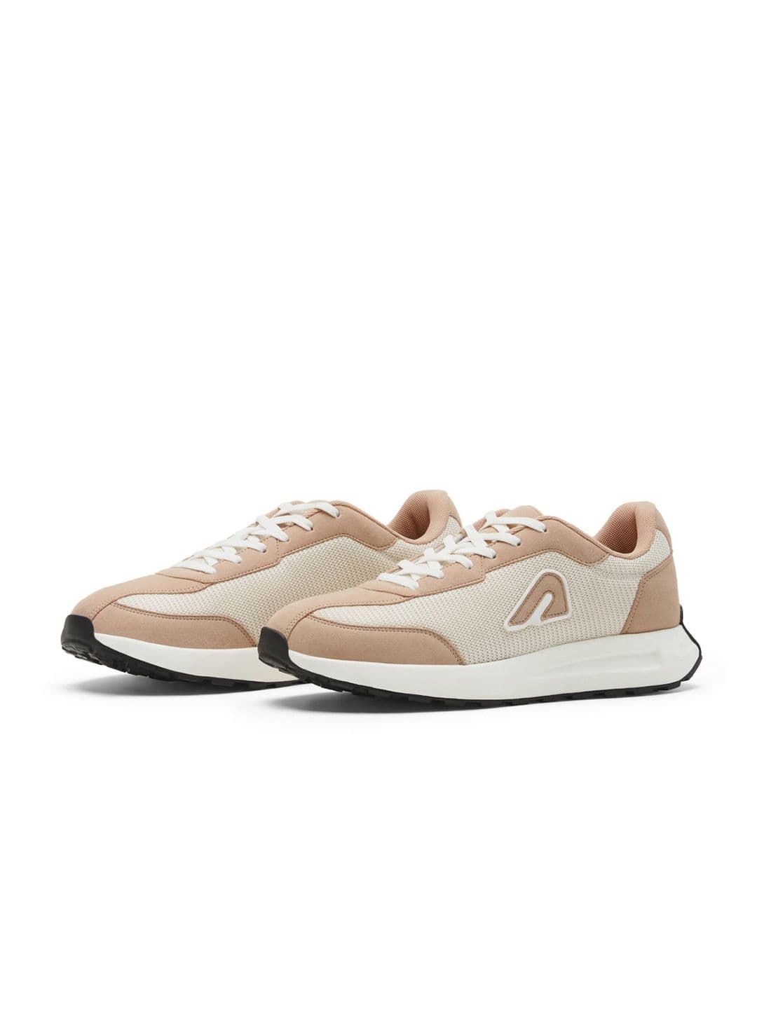 BOLDFIT Men Beige White Trackman Sneakers Shoes thumbnail 6