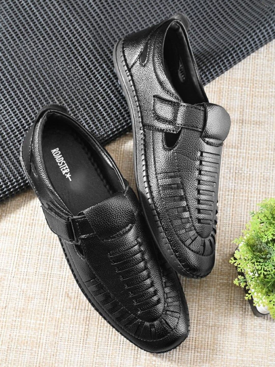 The Roadster Lifestyle Co Men Velcro Fisherman Sandals - view 1