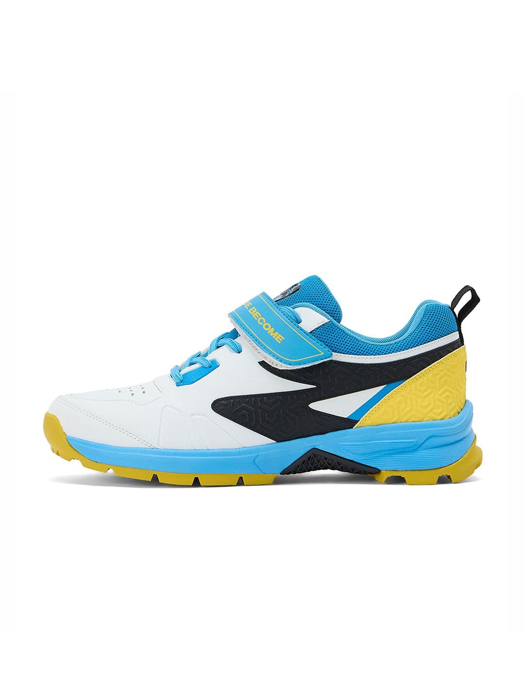 SG Century Pace Bowling Shoes White-Blue-Yellow - Stable Stud EVA Cushion thumbnail 2