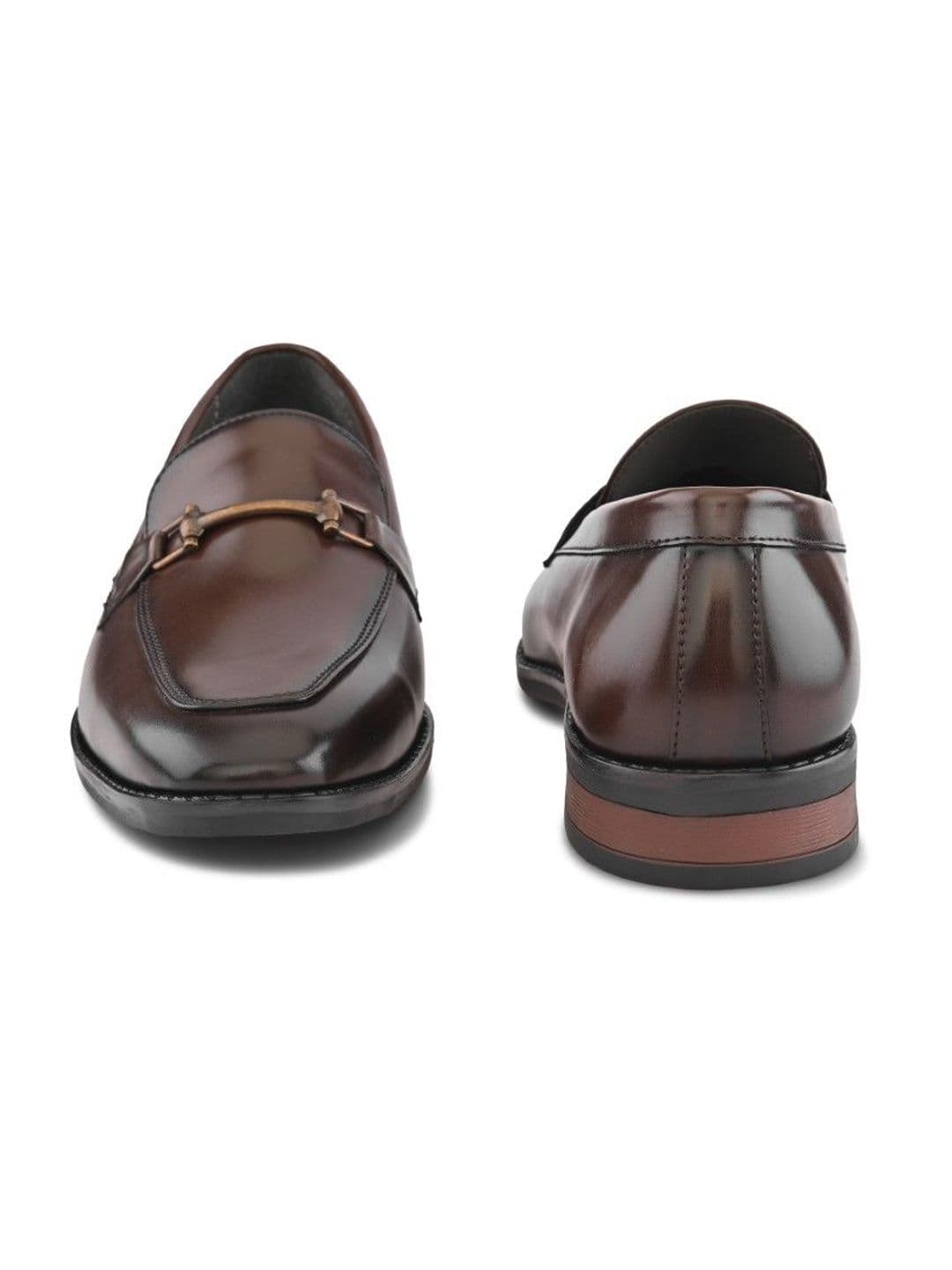 House of Pataudi Men Leather Formal Loafers thumbnail 5