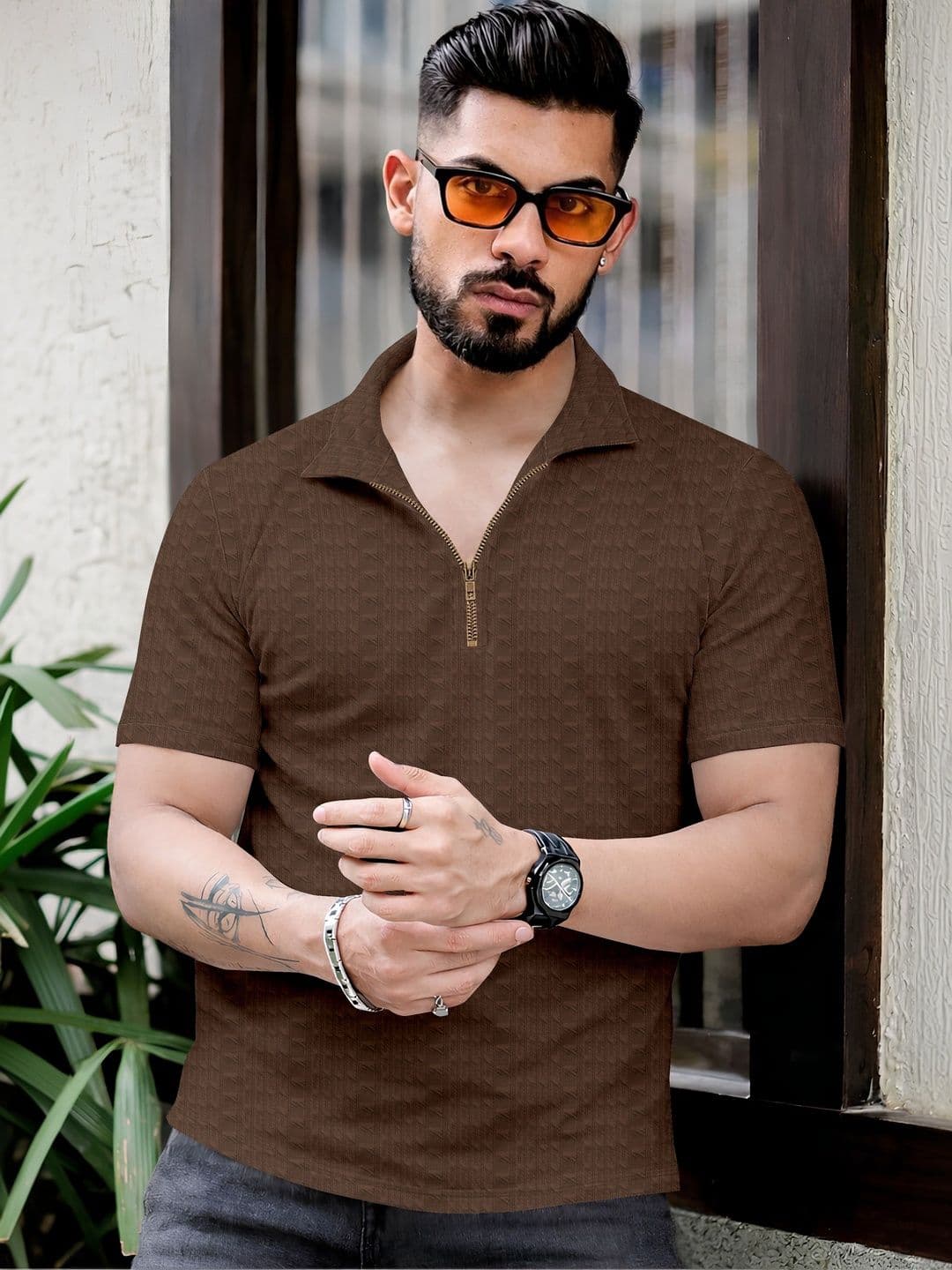 Moda Rapido Men Polo Collar T-shirt - view 1