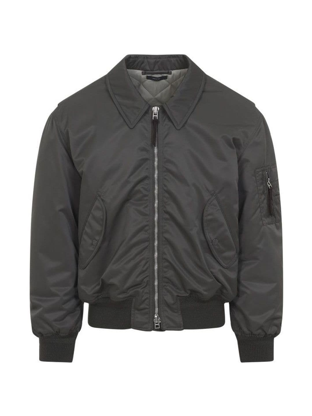 Tom Ford Green Zip-Up Bomber Jacket - view 1