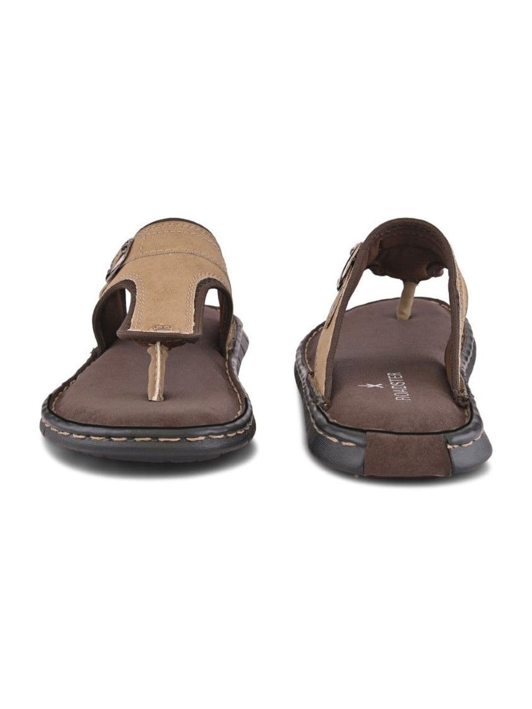 The Roadster Lifestyle Co Men T-Strap Slip-On Comfort Sandals thumbnail 4
