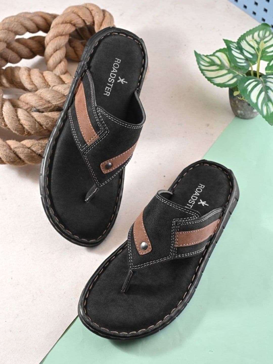The Roadster Lifestyle Co Men Slip-On Comfort Sandals - view 1
