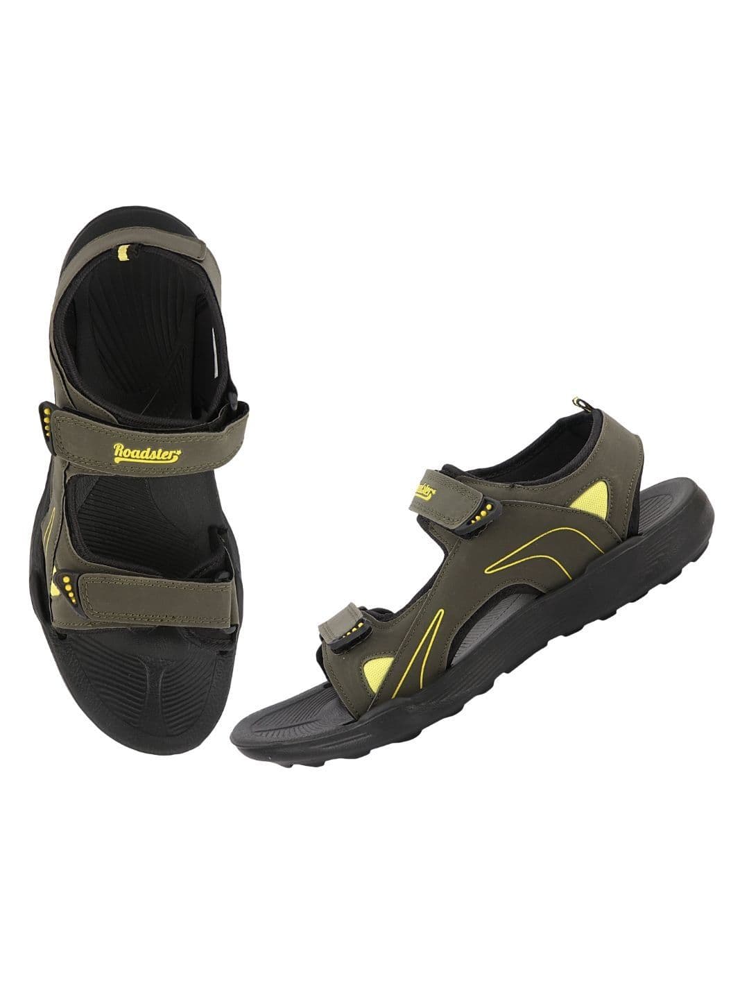 The Roadster Lifestyle Co Men Velcro Sports Sandals thumbnail 6