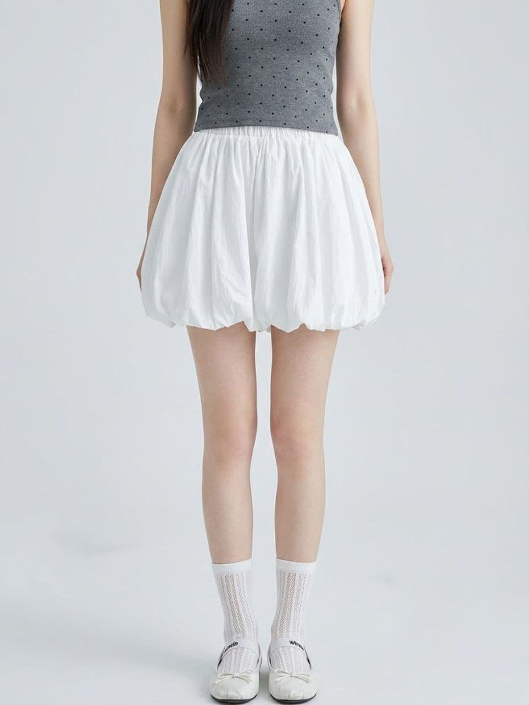 Suo Women Mini Balloon Skirt - view 1