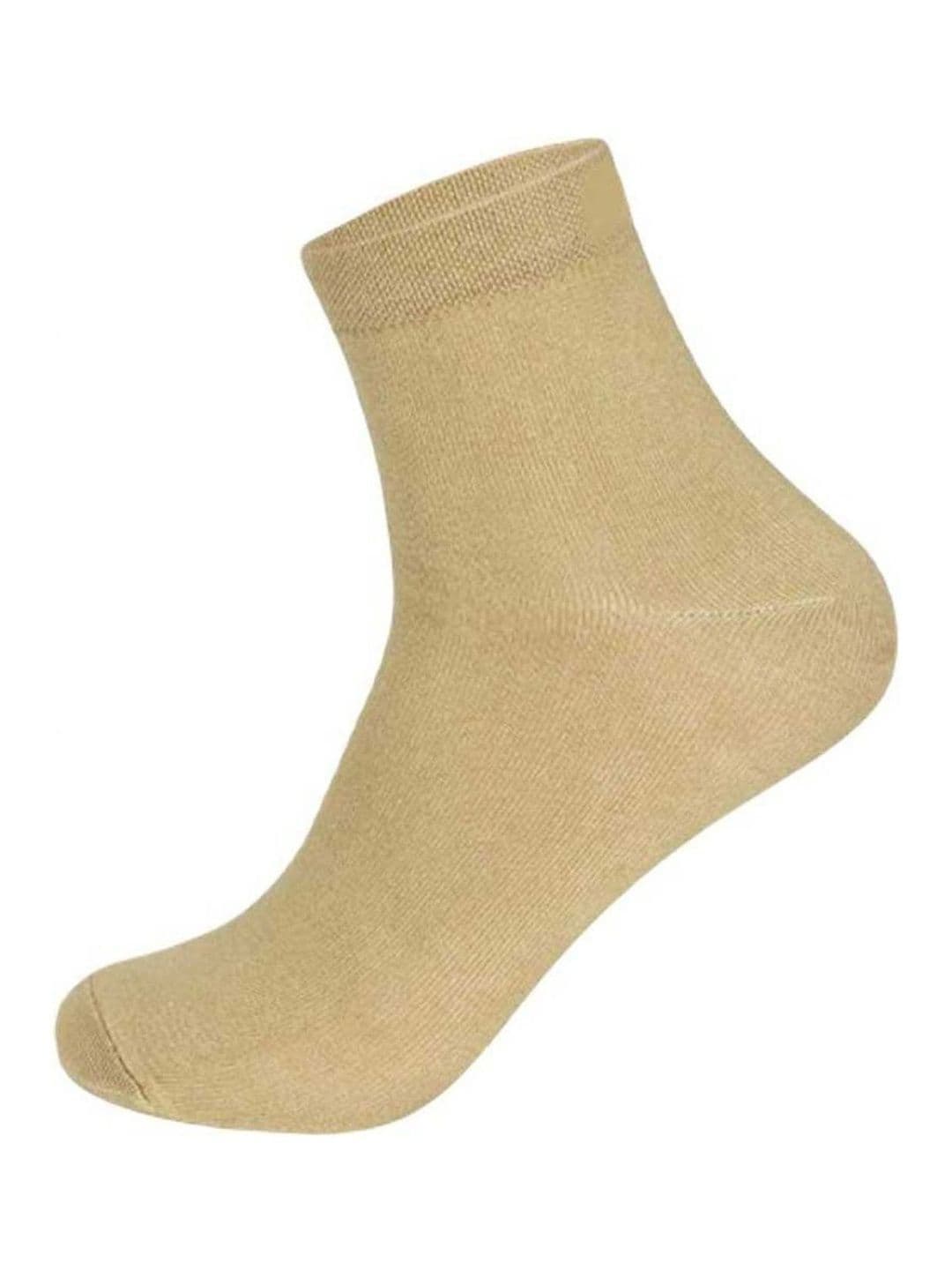 akeet trend Unisex Pack Of 6 Cotton Solid Ankle-Length Socks thumbnail 4