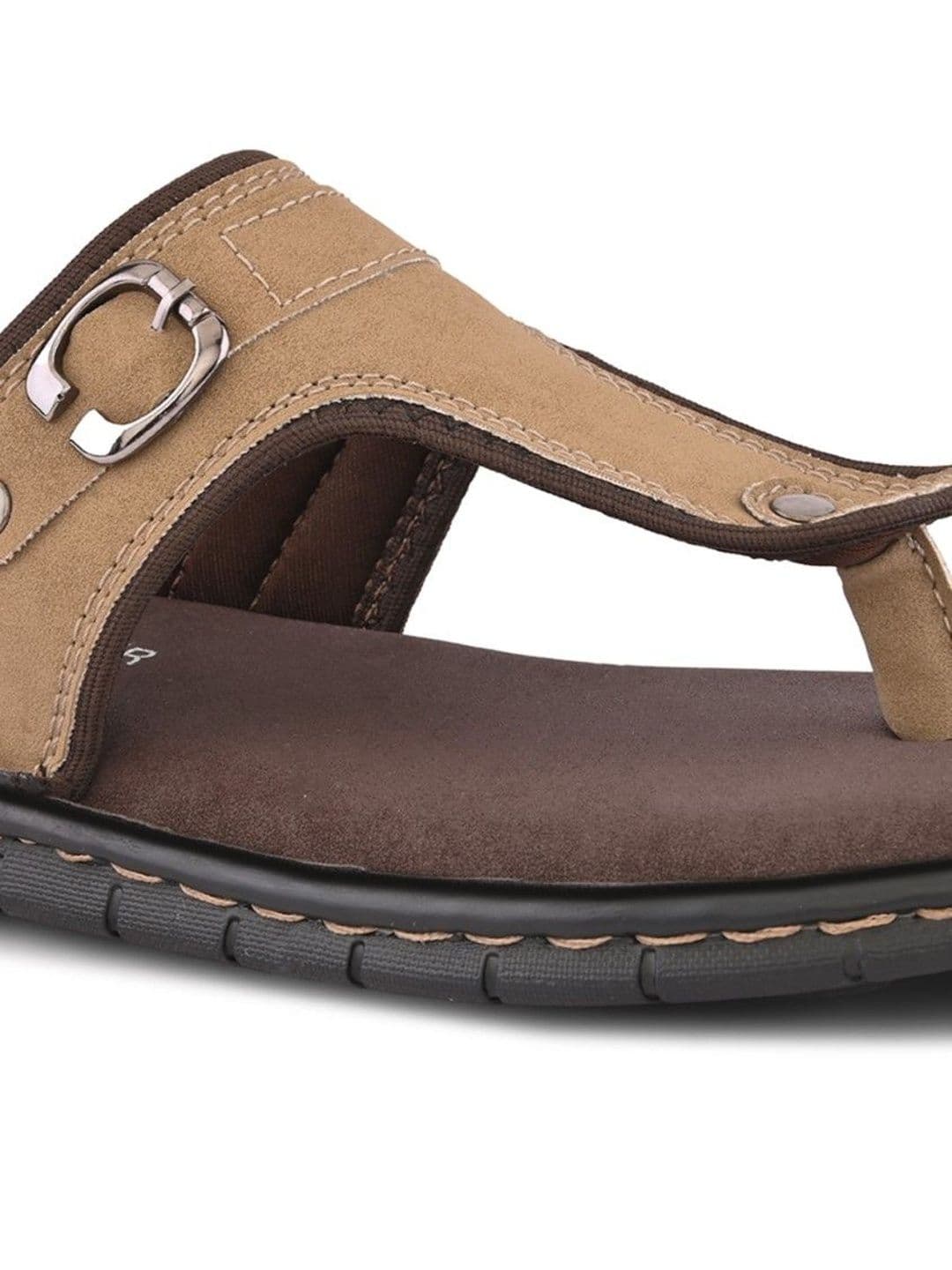 The Roadster Lifestyle Co Men T-Strap Slip-On Comfort Sandals thumbnail 7