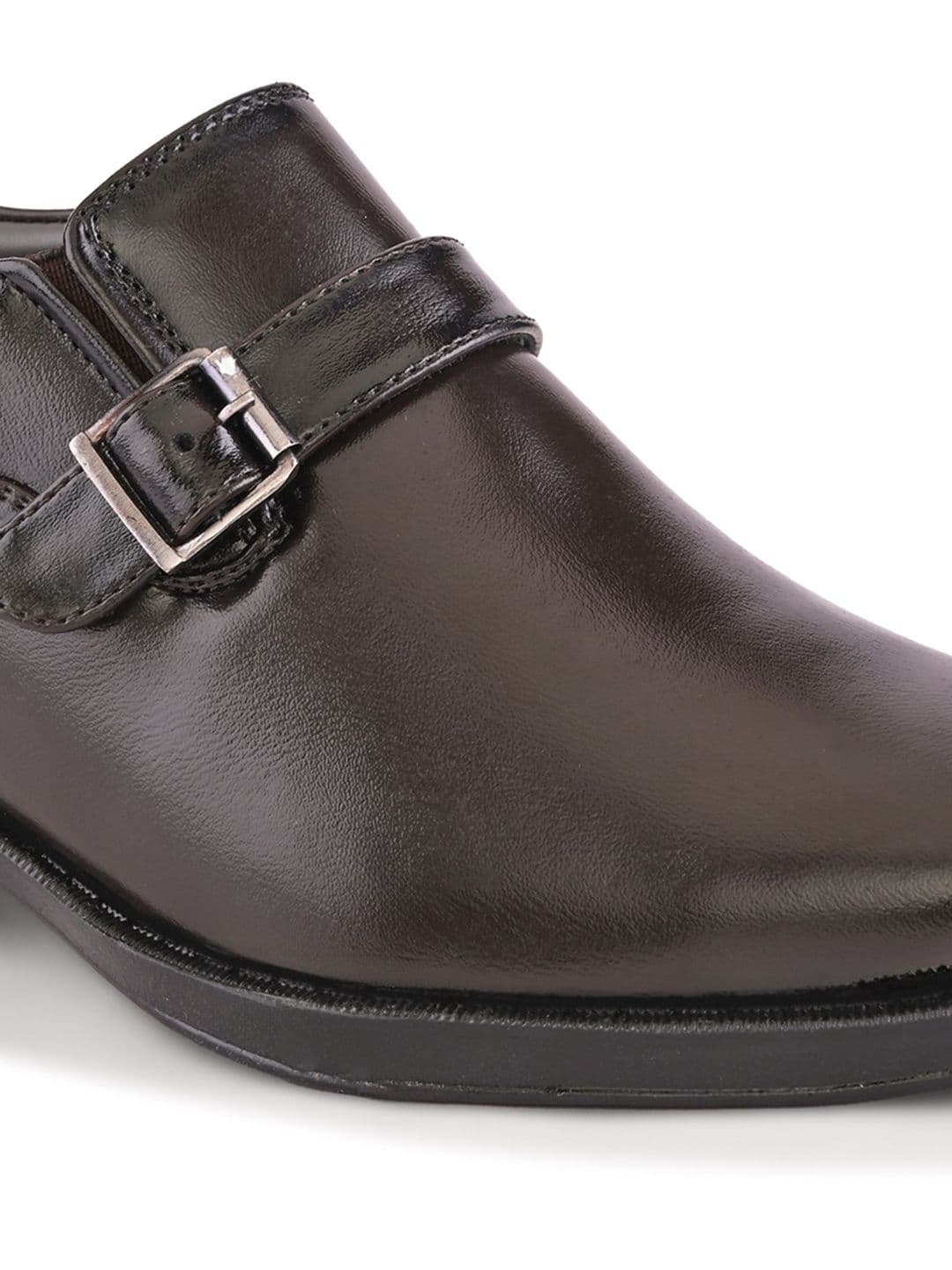 INVICTUS Men Square Toe Slip-On Monk Shoes Formal Shoes thumbnail 4