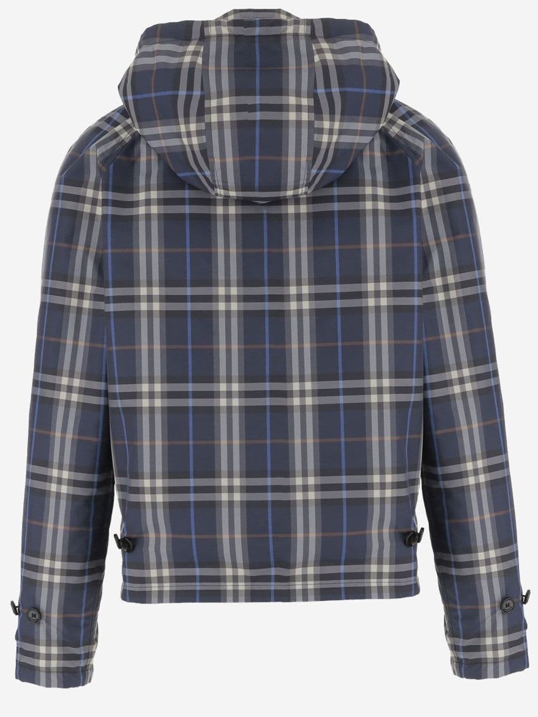 Burberry Navy Blue Check Jacket thumbnail 2