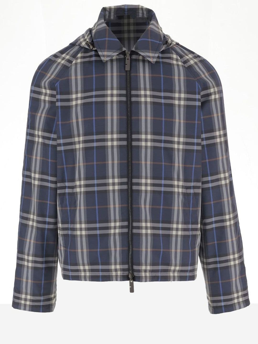 Burberry Navy Blue Check Jacket - view 1