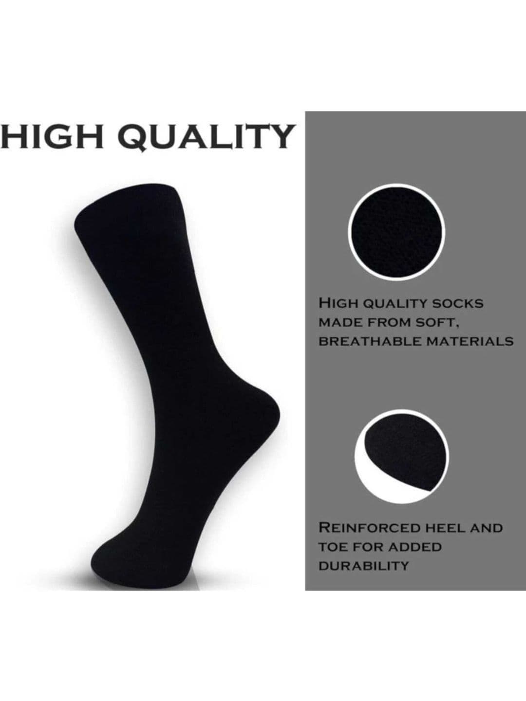 akeet trend Unisex Pack of 3 Cotton Calf Length Socks thumbnail 2