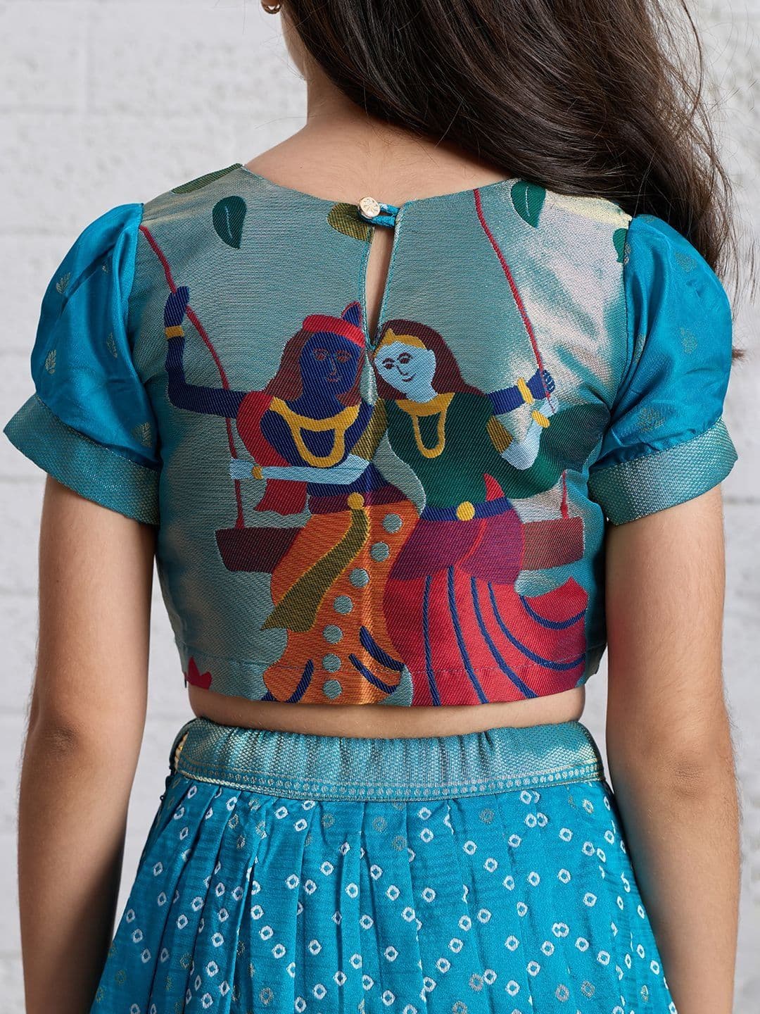 Tasarika Girls Embroidered Ready to Wear Lehenga Choli thumbnail 5
