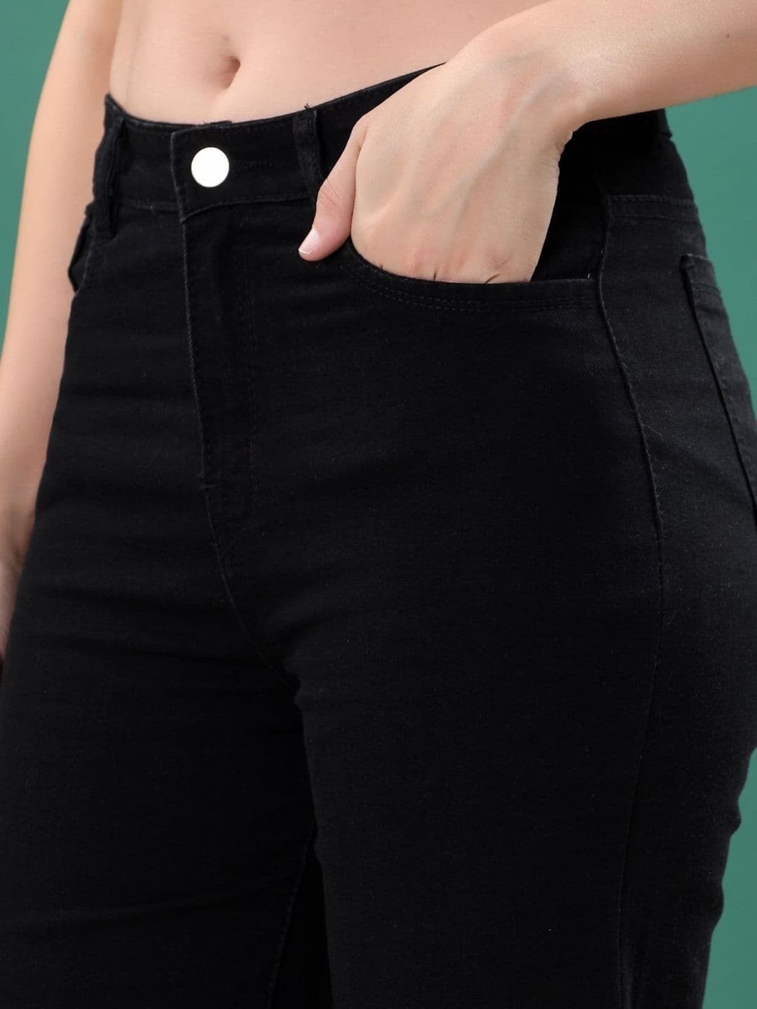 The Roadster Lifestyle Co Women High Rise No Fade Clean Look Straight Fit Jeans thumbnail 3