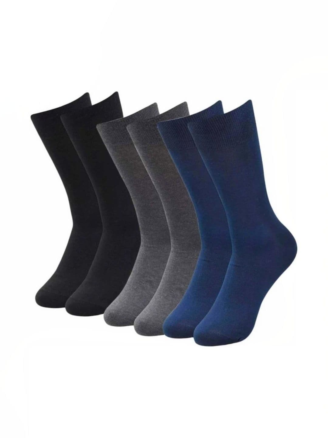 akeet trend Unisex Pack of 3 Cotton Assorted Calf Length Socks - view 1