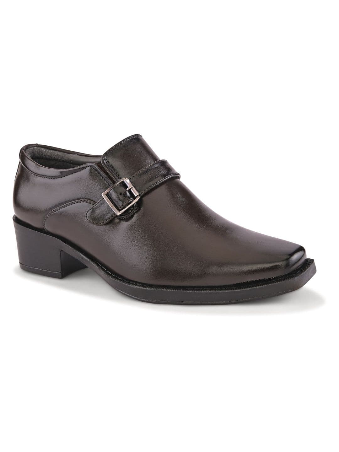INVICTUS Men Square Toe Slip-On Monk Shoes Formal Shoes thumbnail 5